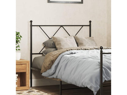 Testiera in metallo nero