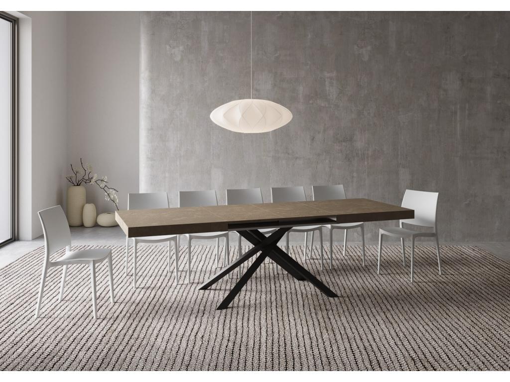 Tavolo allungabile marrone