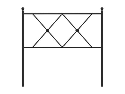 Testiera in metallo nero