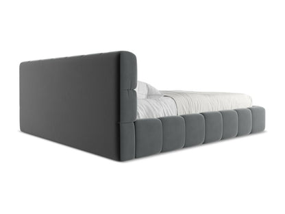 Letto in acciaio grigio antracite