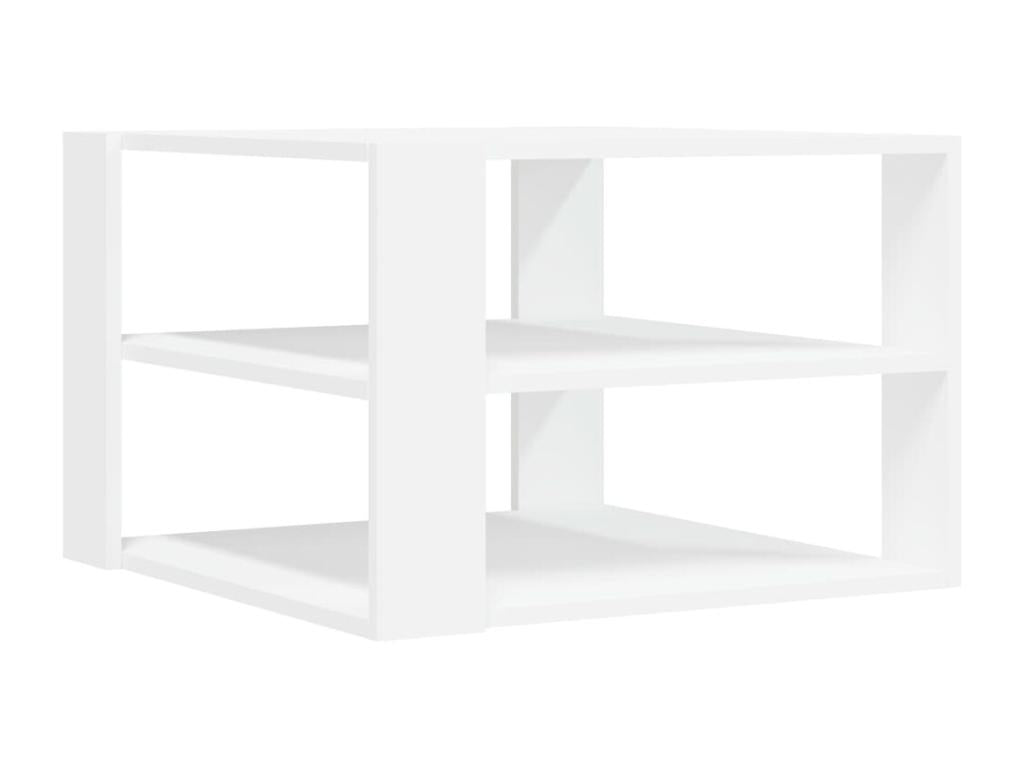 Tavolino da caffè in legno ingegnerizzato bianco