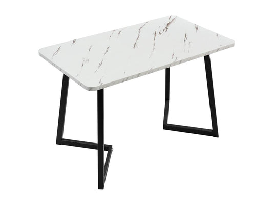 Tavolo in velluto beige, 117 x 68 cm