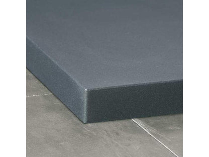 Piatto doccia in marmo grigio antracite, 90 x 140 cm