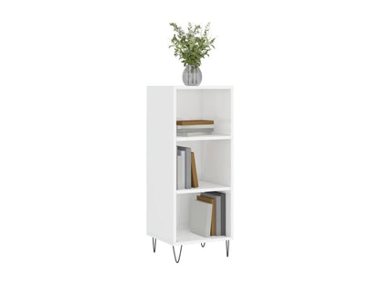 Credenza in legno ingegnerizzato bianco, 34,5 x 32,5 x 90 cm