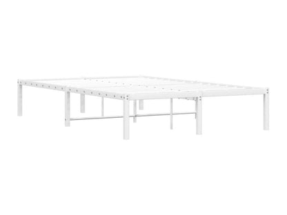 Struttura del letto in metallo bianco