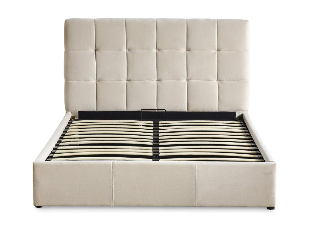 Rete per letto reclinabile beige, 180 x 200 cm