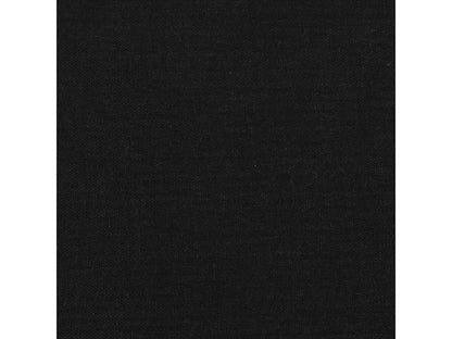 Testiera in tessuto nero, 103 x 16 x 118/128 cm