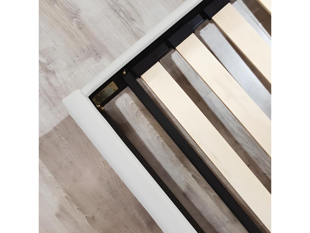 Base per letto bianca, 160 x 200 cm