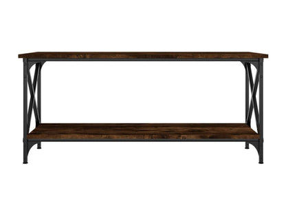 Tavolino da caffè in legno ingegnerizzato marrone, 100 x 45 x 45 cm