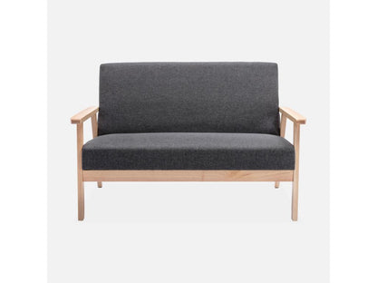 Poltrona in tessuto grigio antracite