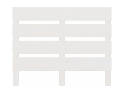 Testiera in legno massello bianco, 75 x 3 x 80 cm