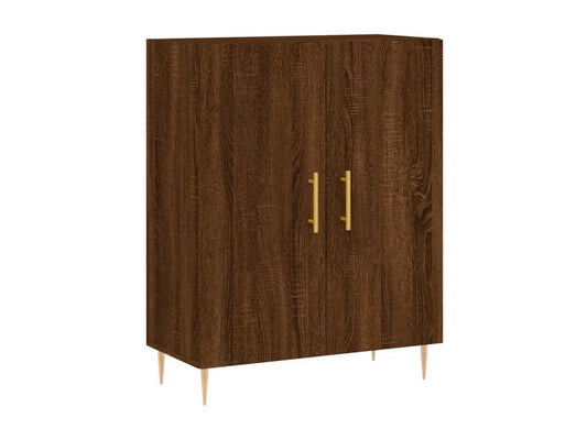 Credenza in legno ingegnerizzato marrone, 69,5 x 34 x 180 cm