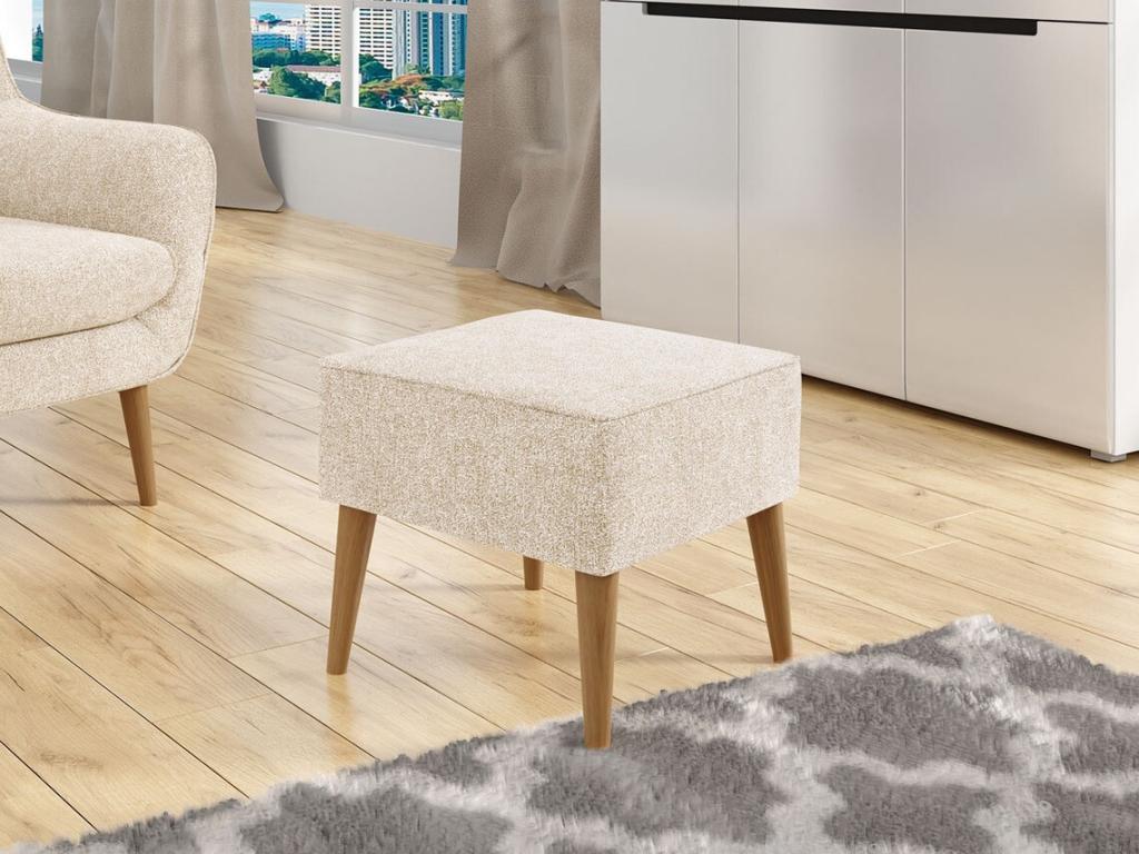 Pouf marrone, 41 x 45 x 45 cm