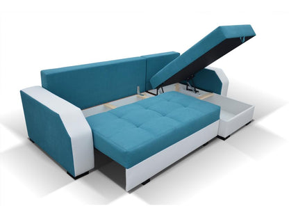 Divano in tessuto multicolore