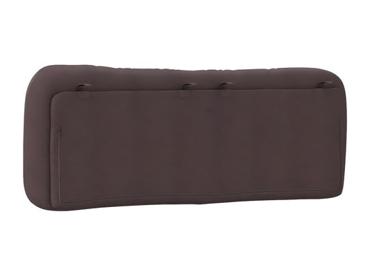 Testiera in tessuto marrone