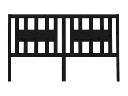Testiera in legno massello nero