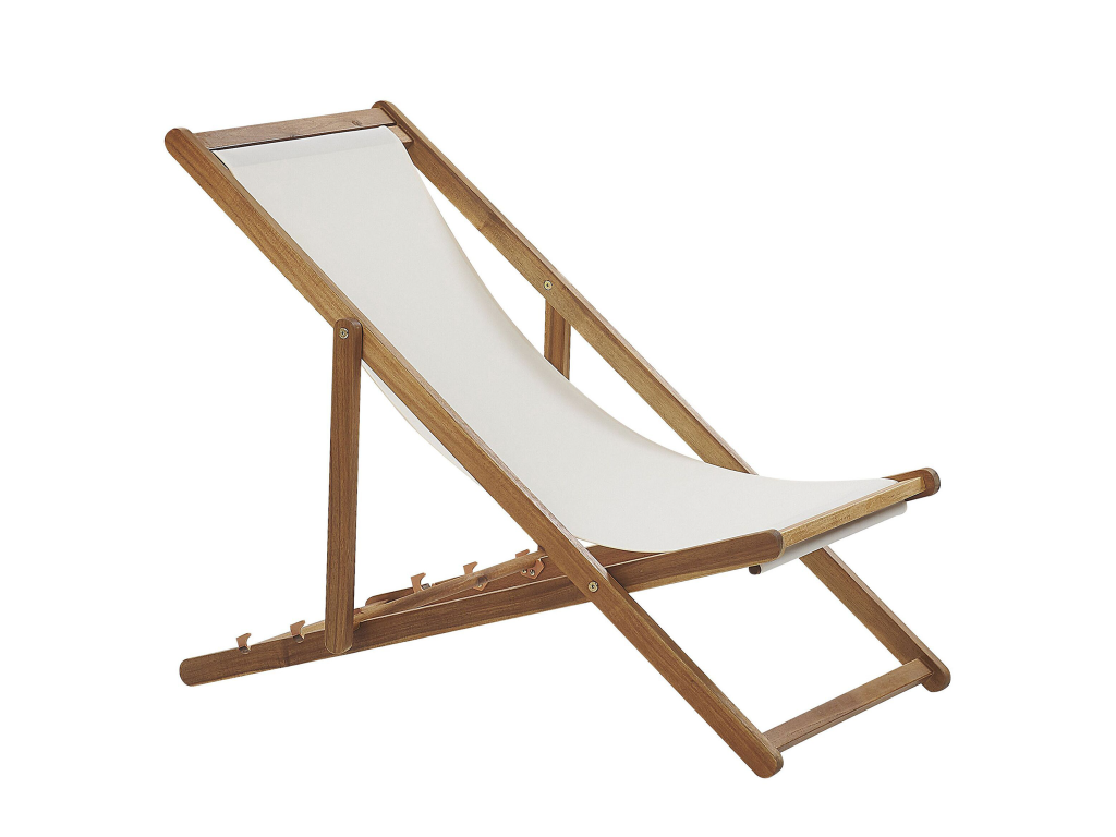 Chaise longue blu/naturale chiaro