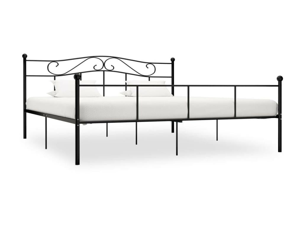 Letto in metallo nero