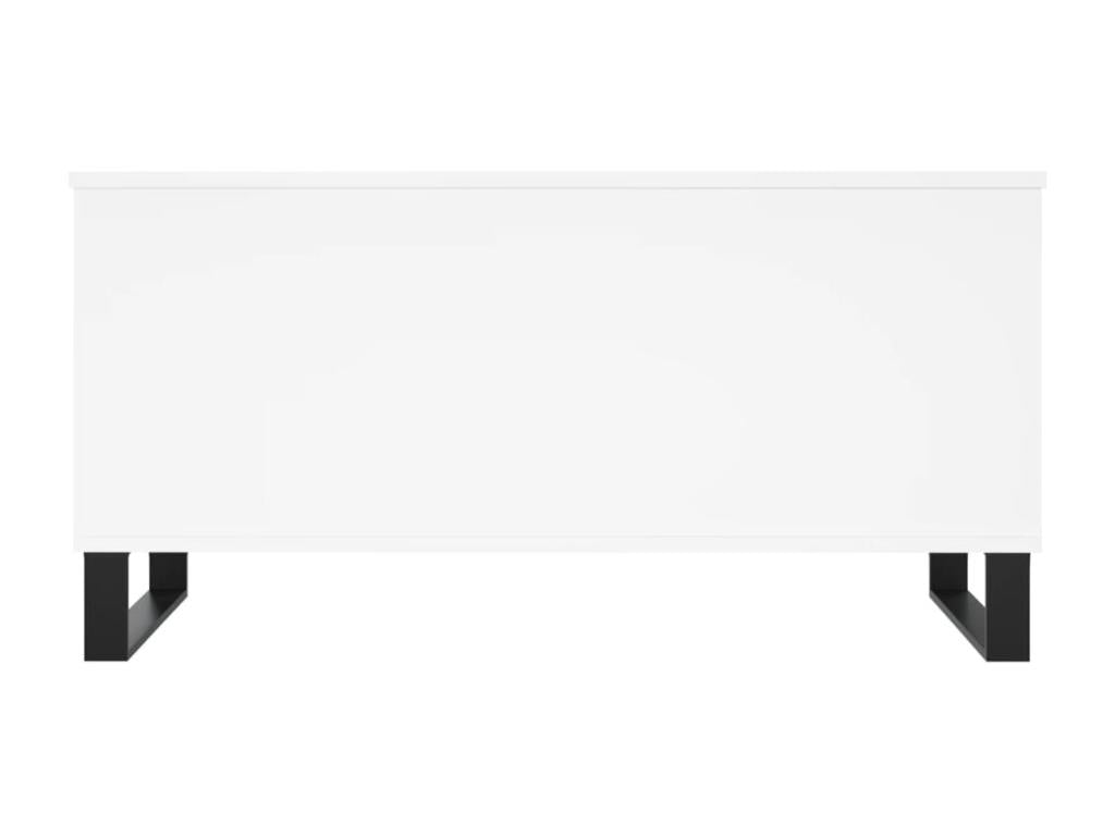 Tavolino da caffè in legno ingegnerizzato bianco