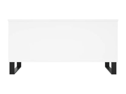 Tavolino da caffè in legno ingegnerizzato bianco