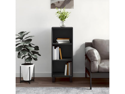 Credenza in legno ingegnerizzato nero, 34,5 x 32,5 x 90 cm