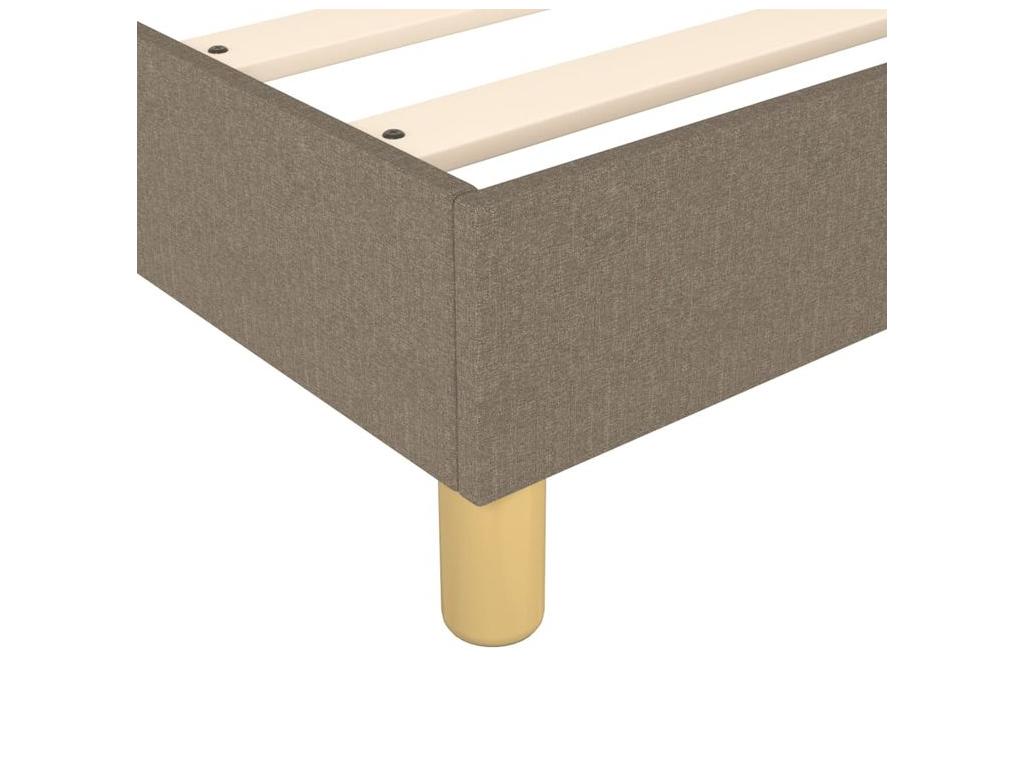 Base per letto in tessuto bianco