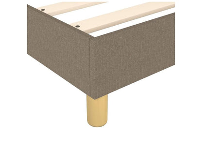 Base per letto in tessuto bianco