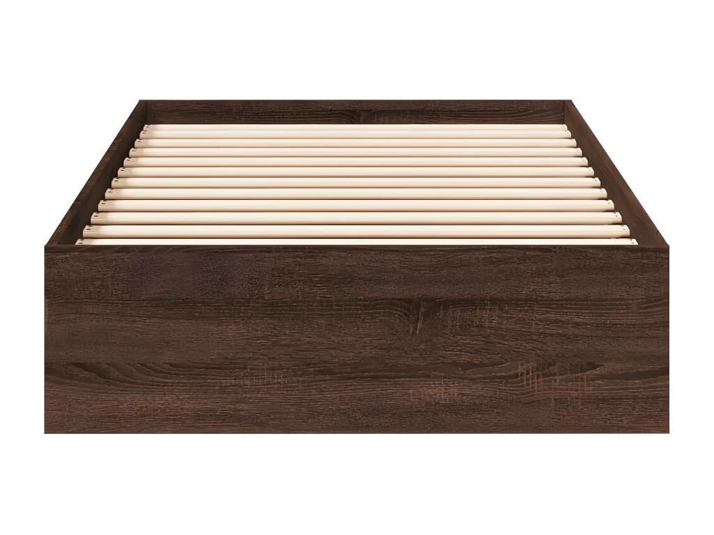 Struttura letto marrone, 100 x 200 cm