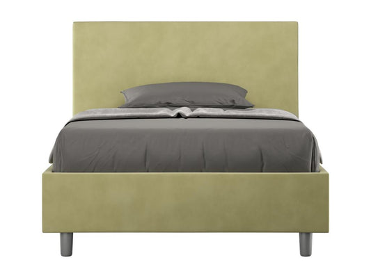 Letto imbottito verde chiaro