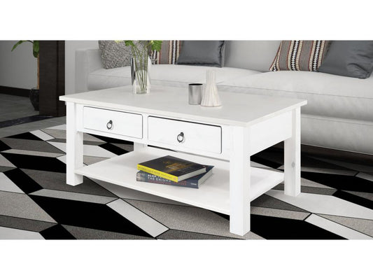 Tavolino da caffè bianco