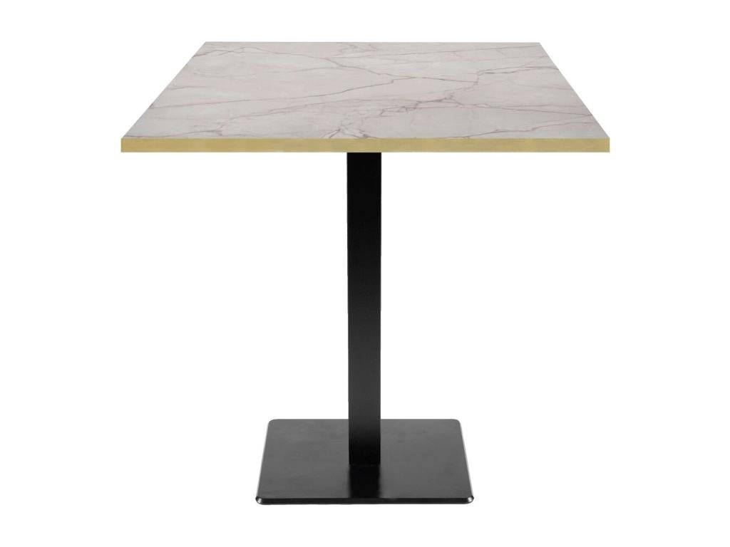 Tavolo in marmo beige, 70 x 70 cm